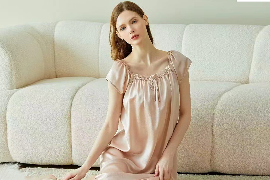 真丝睡衣女士娃娃裙
